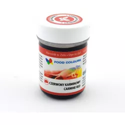 Gélová farba (Carmine Red) — karmínovo červená, 35 g - Food Colours