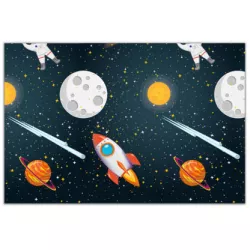 Pobrús na stôl 180x120cm Vesmír - Procos