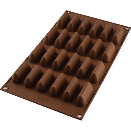 Silikónová forma na čokoládu Roof 24x14g - Silikomart