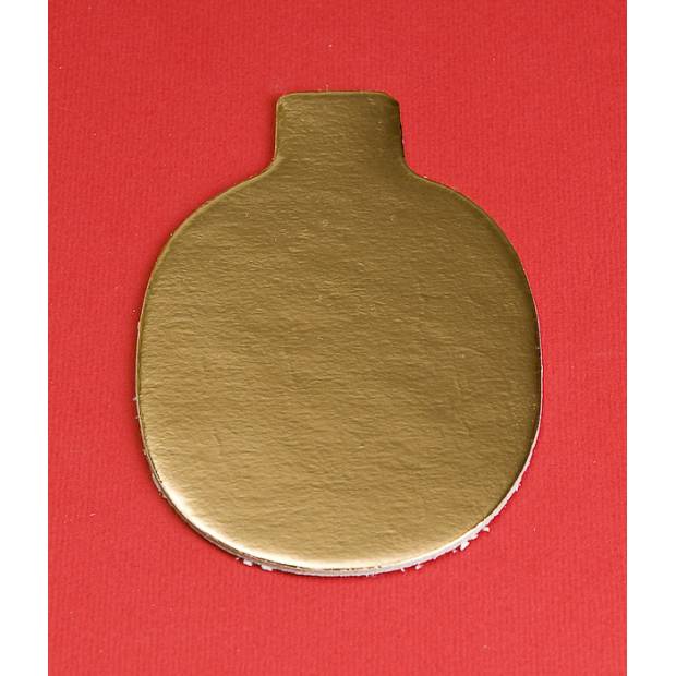 Papierová podložka zlatá mini dezert 10x6,5cm (oválna) 200 ks - Monaco