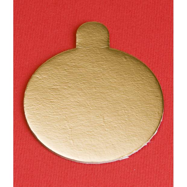 Papierová podložka zlatá mini dezert d.10cm (okrúhla) 200 ks - Monaco