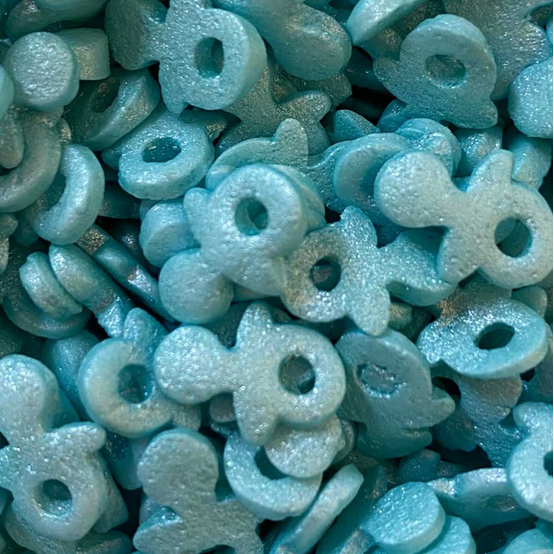 Cukrové zdobenie modrých cumlíkov 60g - Scrumptious