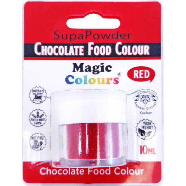 Prášková farba do čokolády Magic Colours (5 g) Choco Red