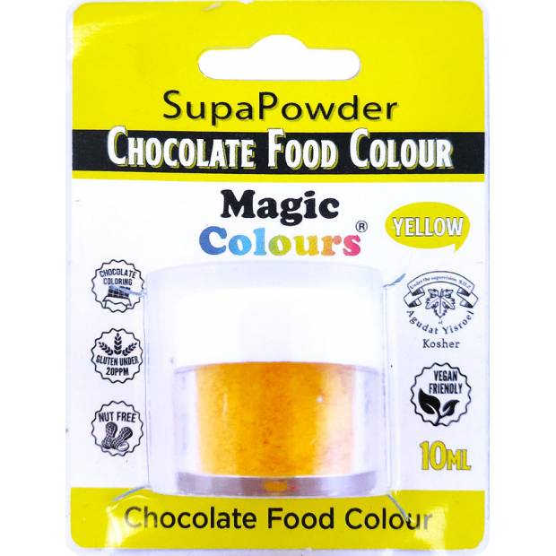 Prášková farba do čokolády Magic Colours (5 g) Choco Yellow CP5YEL dortis