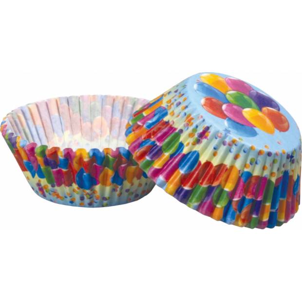 Balónové košíky na muffiny (50 ks) - Alvarak