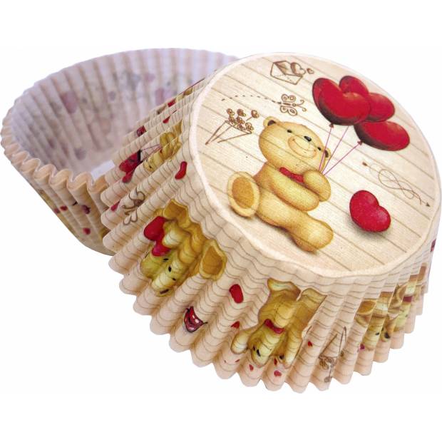 Košíky na muffiny medvedík a balóniky (50 ks) - Alvarak