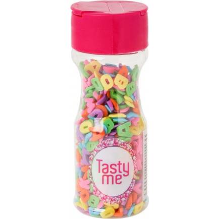 Cukor na zdobenie farebný ABCeda 45g - Tasty Me