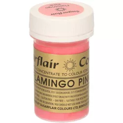 Gélová farba sugarflair flamingo pink 25g - Sugarflair