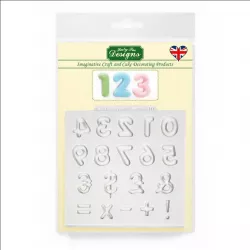 Silikónová formička čísla Domed Numbers - Katy Sue