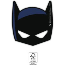 Papierová maska 6ks Batman - Procos
