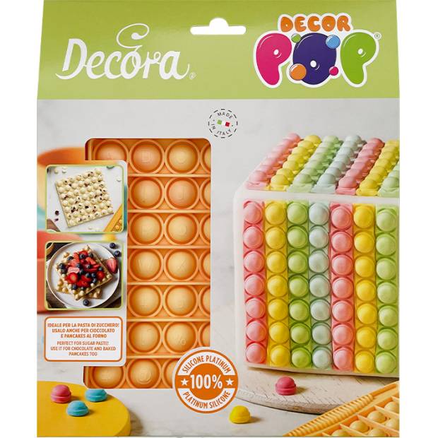 Silikónová forma POPIT DecorPop square - Decora