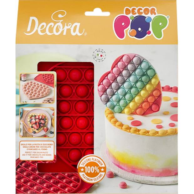 Silikónová forma na srdce POPIT DecorPop - Decora