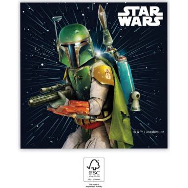 Servítky 33x33cm Star Wars 20ks Mandalorian - Procos