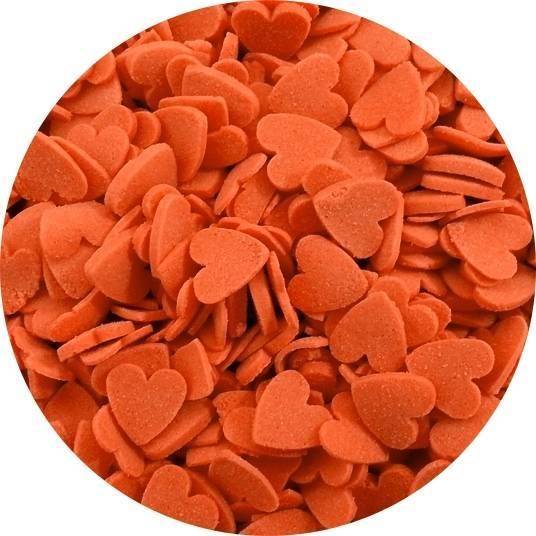 Červené cukrové srdiečka (1 kg) - dortis