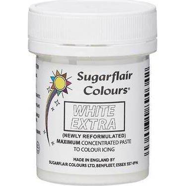 Sugarflair Extra White 50 g (bez E171) - dortis