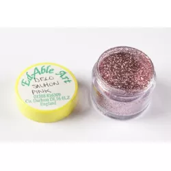 Trblietak dekoračný disco Salmon Pink - Edable Art