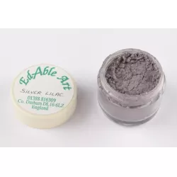 Sivá prášková farba Silver Lilac - Edable Art
