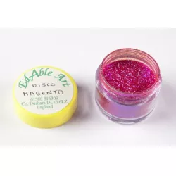 Jiskra dekoračná disco Magenta - Edable Art