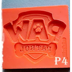 Silikónová forma Paw Patrol, 8 × 7 cm - Galias Moulds