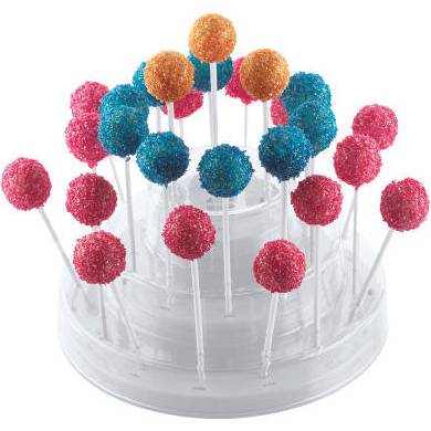 Stojan na cakepops biely - Silikomart