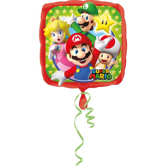 Fóliový balón super Mario 43cm - Amscan