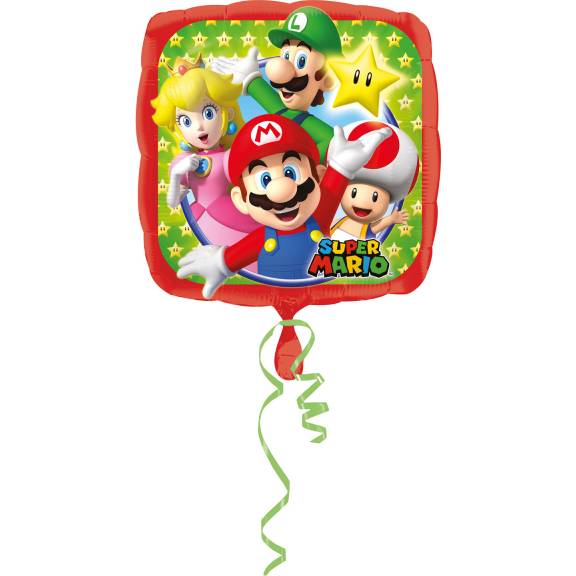Fóliový balón super Mario 43cm - Amscan