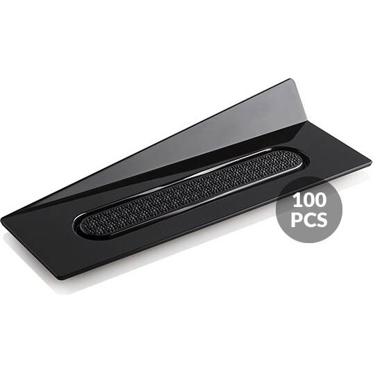 Dekoračná podložka čierna obdĺžnik 14x4cm 100ks - Silikomart