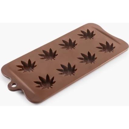 Silikónová forma na čokoládu - marihuana - Ibili