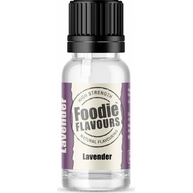 Prírodná koncentrovaná vôňa 15ml levandule - Foodie Flavours