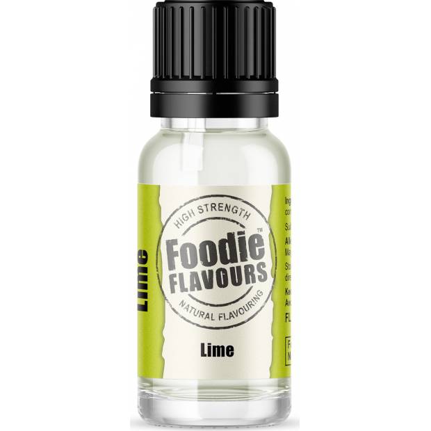 Prírodná koncentrovaná vôňa 15ml limetka - Foodie Flavours