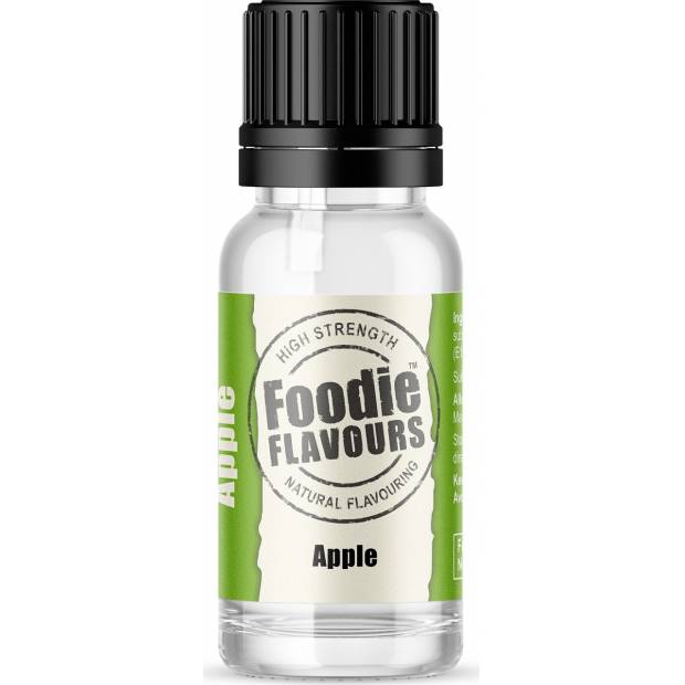 Prírodná koncentrovaná vôňa 15ml jablko - Foodie Flavours