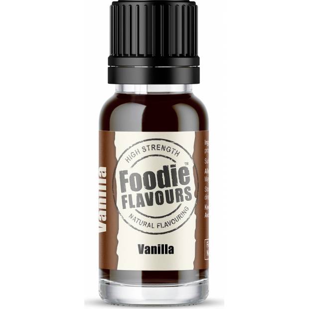 Prírodná koncentrovaná vôňa 15ml vanilka - Foodie Flavours
