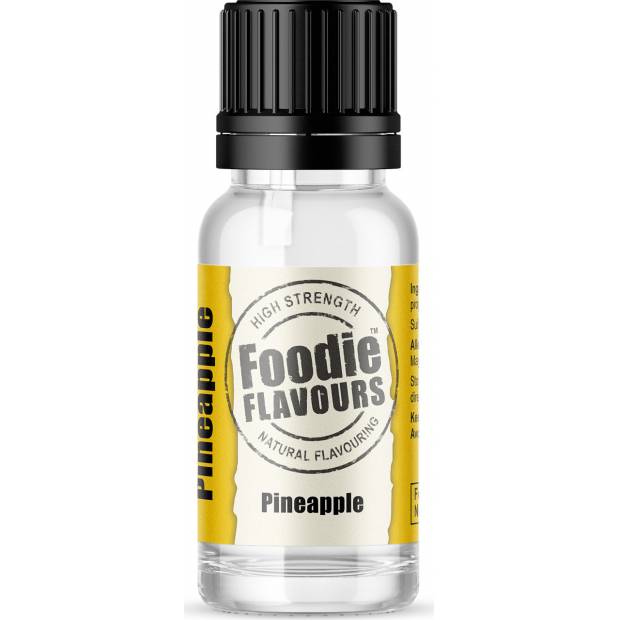 Prírodná koncentrovaná vôňa 15ml ananás - Foodie Flavours