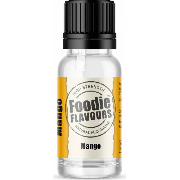 Prírodná koncentrovaná vôňa 15ml mango - Foodie Flavours