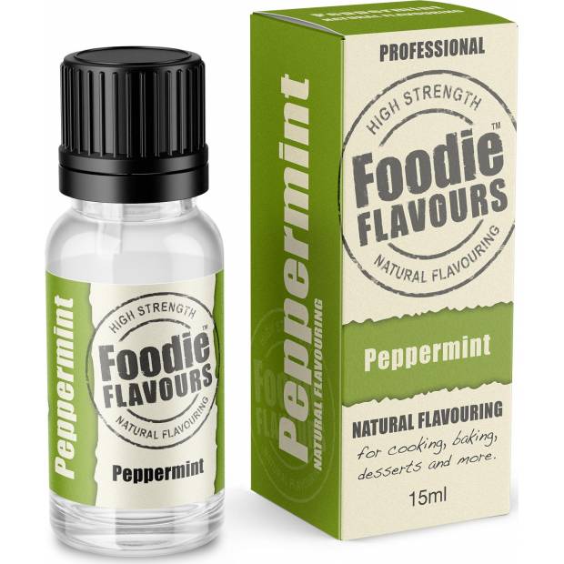 Prírodná koncentrovaná vôňa 15ml mäta - Foodie Flavours