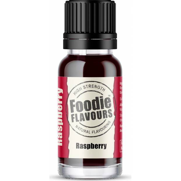 Prírodná koncentrovaná vôňa 15ml malina - Foodie Flavours