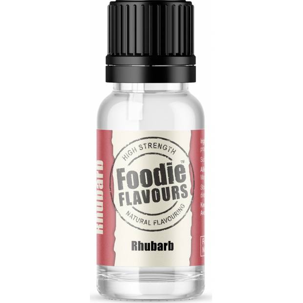 Prírodná koncentrovaná vôňa 15ml rebarbora - Foodie Flavours
