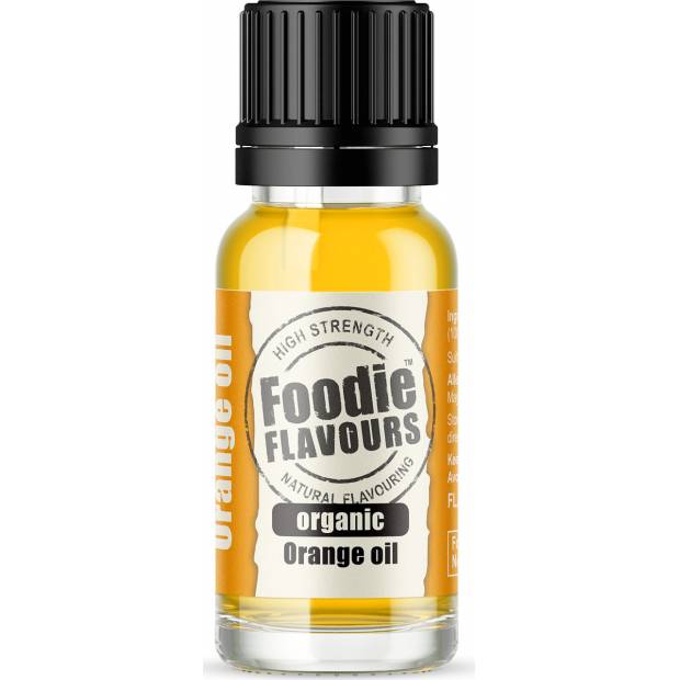 Prírodná koncentrovaná vôňa 15ml pomarančového oleja - Foodie Flavours