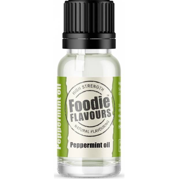 Prírodná koncentrovaná vôňa 15ml mätového oleja - Foodie Flavours