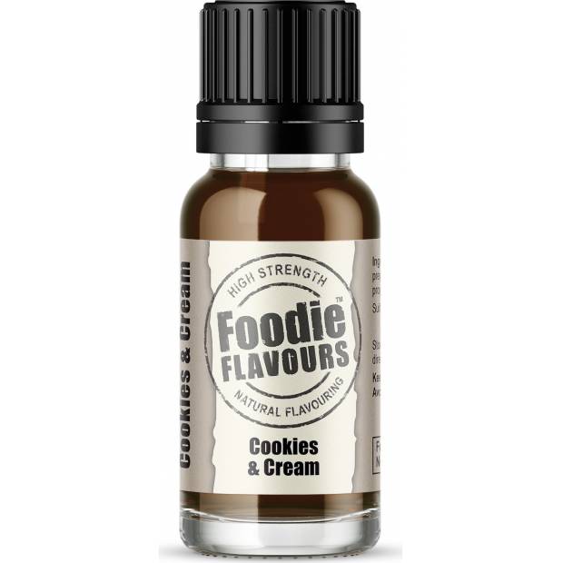 Prírodná koncentrovaná vôňa 15ml sušienky a krém - Foodie Flavours