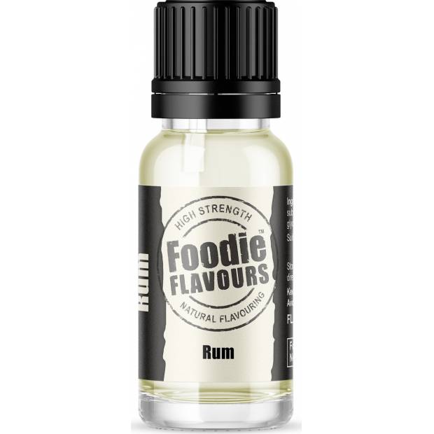 Prírodná koncentrovaná vôňa 15ml rumu - Foodie Flavours