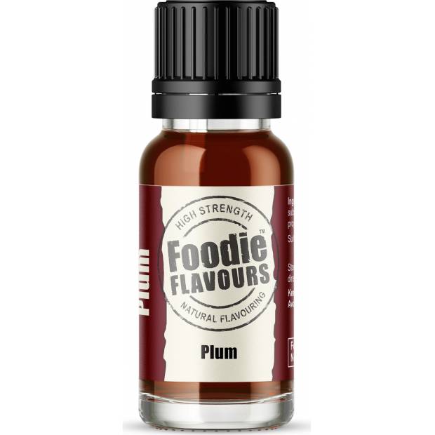 Prírodná koncentrovaná vôňa 15ml slivka - Foodie Flavours