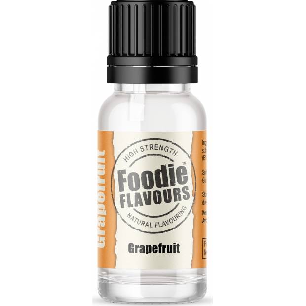 Prírodná koncentrovaná vôňa 15ml grapefruit - Foodie Flavours