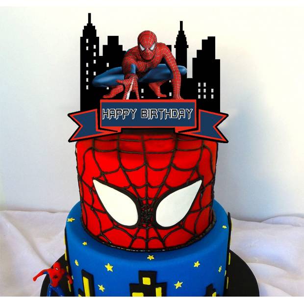 Spiderman topper na tortu - Cakesicq