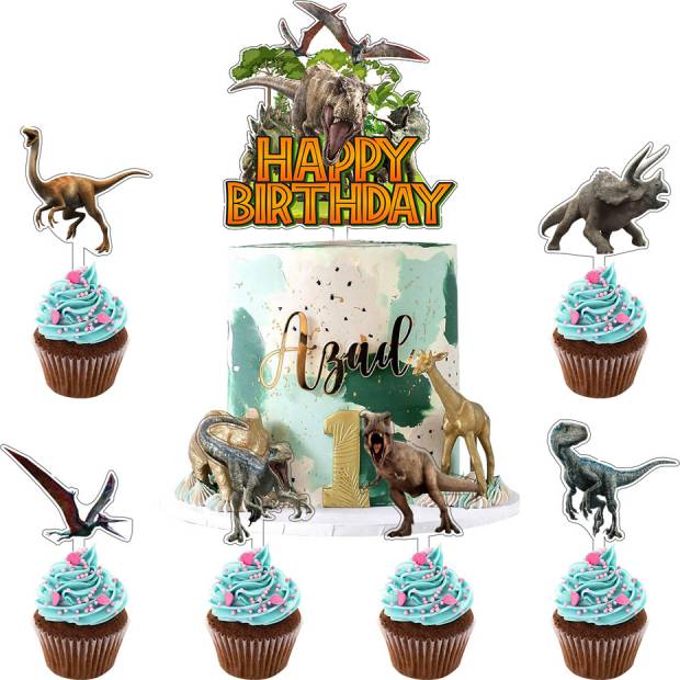 Torta topper dinosaury 7ks - Cakesicq