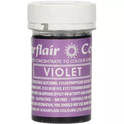Gélová farba fialová 25 g - Sugarflair
