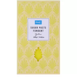 Žltá potahovacia hmotа 250 g - PME