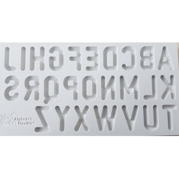 Silikónová forma abeceda veľká abeceda - Alphabet Moulds