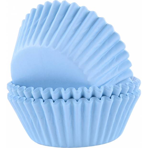 Košíčky na cupcakes, světle modrý 60ks
