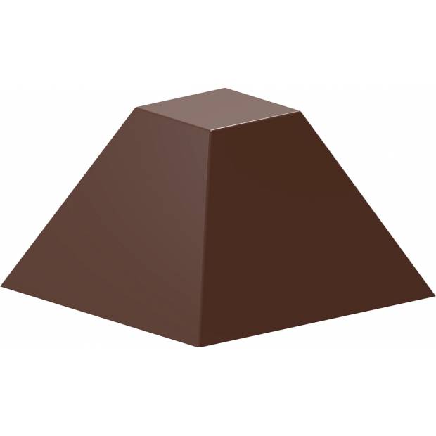 Pyramídová forma na pralinky 27x27x17mm - CHOCOLATE WORLD